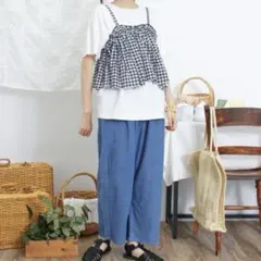 Samansa Mos2 サマンサモスモス ビスチェセットTシャツ　オフホワイト