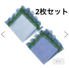 【新品】近沢レース　シーズンタオルハンカチ2枚セット