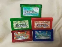 ゲームボーイアドバンス ポケモン カセットまとめ