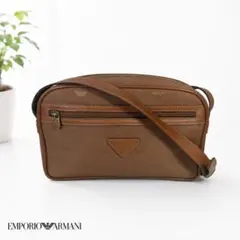 美品‼︎ ◆EMPORIO ARMANI◆ ショルダーバッグ/総柄/ブラウンのサムネイル