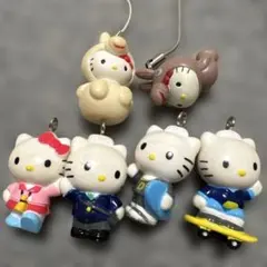 ハローキティ ストラップ 6個