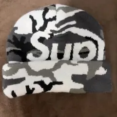 Supreme シュプリーム ニット帽 ビーニー カモフラージュ 迷彩 - メルカリ