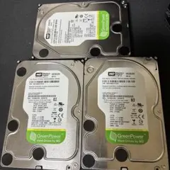 Western Digital WD30EURX 3個セット　0 動作未確認