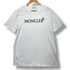 シ*ん様 MONCLER ホワイト 半袖Tシャツ最終値下げ - メルカリ