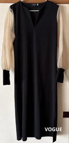 VOGUE Collection ワンピース M シースルー袖