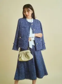 JUGLITTY ツイードスカート