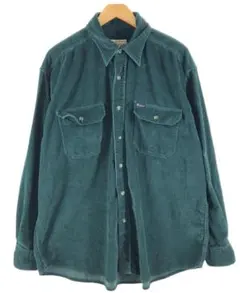 Woolrich ウールリッチ 00s コーデュロイ L 緑 コットン 古着