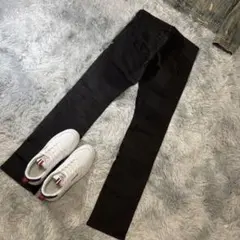 Johnbull ジョンブル スキニーデニムパンツ ブラック 美品 ssのサムネイル