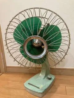 ジャンク品昭和レトロ当時物三菱797374黒扇風機4枚羽MITSUBISHI