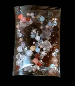 天然石 ピンク系 MIX詰め合わせ／まとめ売り 大粒 小粒 パワーストーン