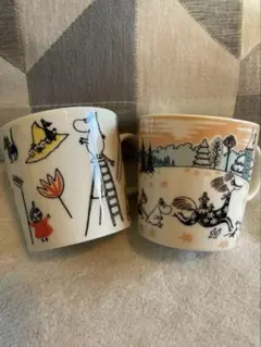 【オークション】ムーミンバレー マグカップ 2個セット 未使用