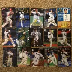 プロ野球 サイン入りカードセット