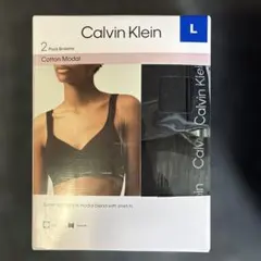 新品箱無しCalvin KleinCottonModal2枚組BraletteLのサムネイル