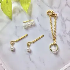 リングネックレスとパール【リカちゃん用】アクセサリーセット