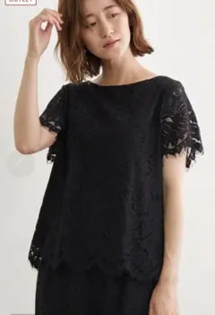 ロペピクニック　レース　カットソー　ブラウス