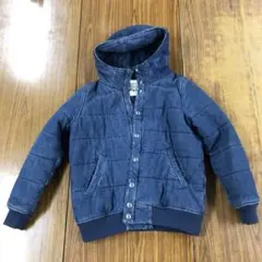 RODEO CROWNS デニムジャケット フード付 中綿入り ブルー Mサイズ