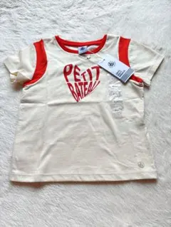 【新品・未使用】PETITBATEAUプチバトー 半袖Tシャツ 5ans/110