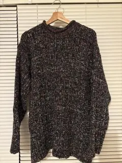 マルチカラーニットセーター 長袖 ヴィンテージ 古着 ユニセックス