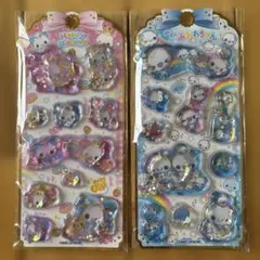 新品未開封　ぷくぷくあわわちゃん　ハッピーマーチ　ウォーターシール　2枚セット