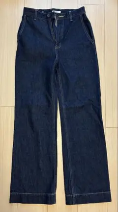 SLY JEANS ダークブルー ストレートデニム