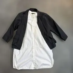 特価 denim dungaree jaketドッキングワンピース 110