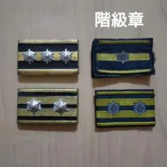 階級章 ミリタリー　アクセサリー 黒と金