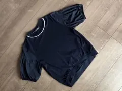 イーストボーイ　パフスリーブ　半袖トップス　ネイビー　Mサイズ