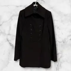 セオリー ロングコート アンゴラ混 キャメル ダブルワイドカラー M 極