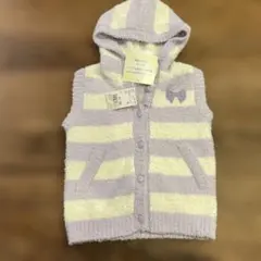 フリースフード付きベビーベスト 80cm