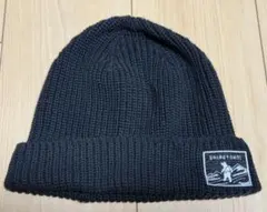 美品★ 知床とこさん ニット帽 光電子繊維 ブラック