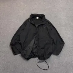し*様 00s NIKE ナイロンジャケット　銀タグ　ドローコード付き　old