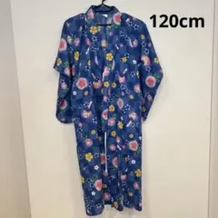 子供用 浴衣 120サイズ 花柄 夏祭り