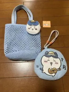 GU×ちいかわ ハチワレトートバッグとポーチセット