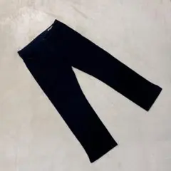 OA2450【ミッシェルクラン】パンツ【36】クロップド丈 裾スリット ブラック
