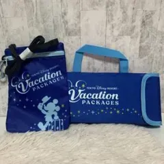 東京ディズニーバケーションパッケージ　ポータブルクッション　ショルダーポーチ