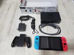 Nintendo Switch 本体 赤/青 付属品完備