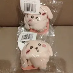 ちいかわ うさぎだらけくじ E賞 ぬいぐるみバッジ (ヤハ)