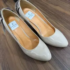 LANVIN en Bleu パンプス バックリボン ベージュのサムネイル