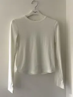 GU ソフトリブクルーネックT
