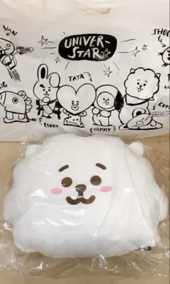 BTS BT21 RJ 公式 日本限定パステルカラーふわふわビッククッション