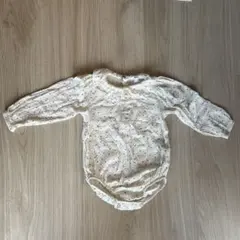 ZARA BABY ザラベビー ドット柄 ガーゼロンパース 80