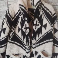 Anti Ballistic 幾何学模様 ボアカーディガン★送料無料かわいい！