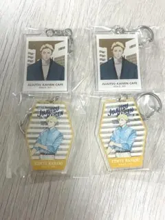 呪術廻戦カフェ2025 2024 アクリルキーホルダー 缶バッジ 七海建人