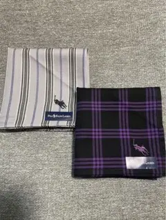 新品未使用　ラルフローレン　Ralph Lauren ハンカチ　紳士用　２枚