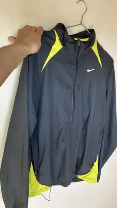 【美品】00s NIKE ナイキ ランニングウェア ハーフジップ プルオーバー