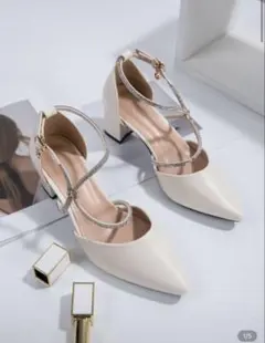 24cm デートなどに♡ローヒールパンプス