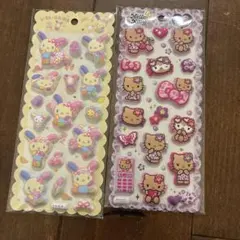 マシュマロシール★ハローキティ★ウサハナ★シール★サンリオ★2枚セット★新品