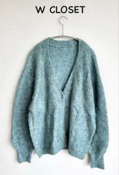 w closet ダブルクローゼット　Ｖネック セーター ニット カーディガン