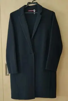 COMPTOIR DES COTONNERS ダークブルーロングコート