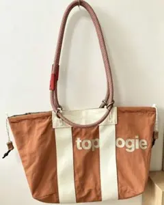 Topologie サミットトート ワイド ミディアム オレンジ カーキ - メルカリ